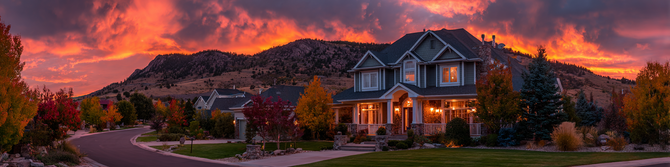 A welcoming Colorado front door